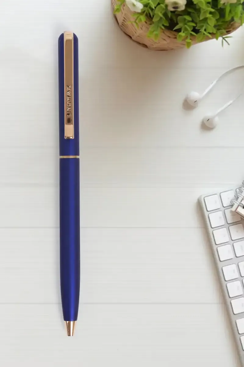 Unomax Premier Gold Ball Pen - Pack of 1 028734BLUPACOF1