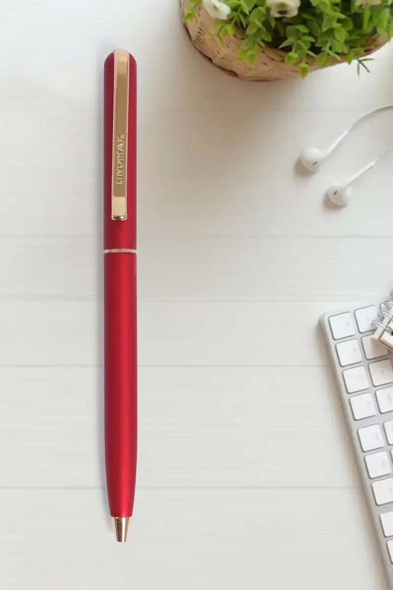 Unomax Premier Gold Ball Pen - Pack of 1 028734REDPACOF1