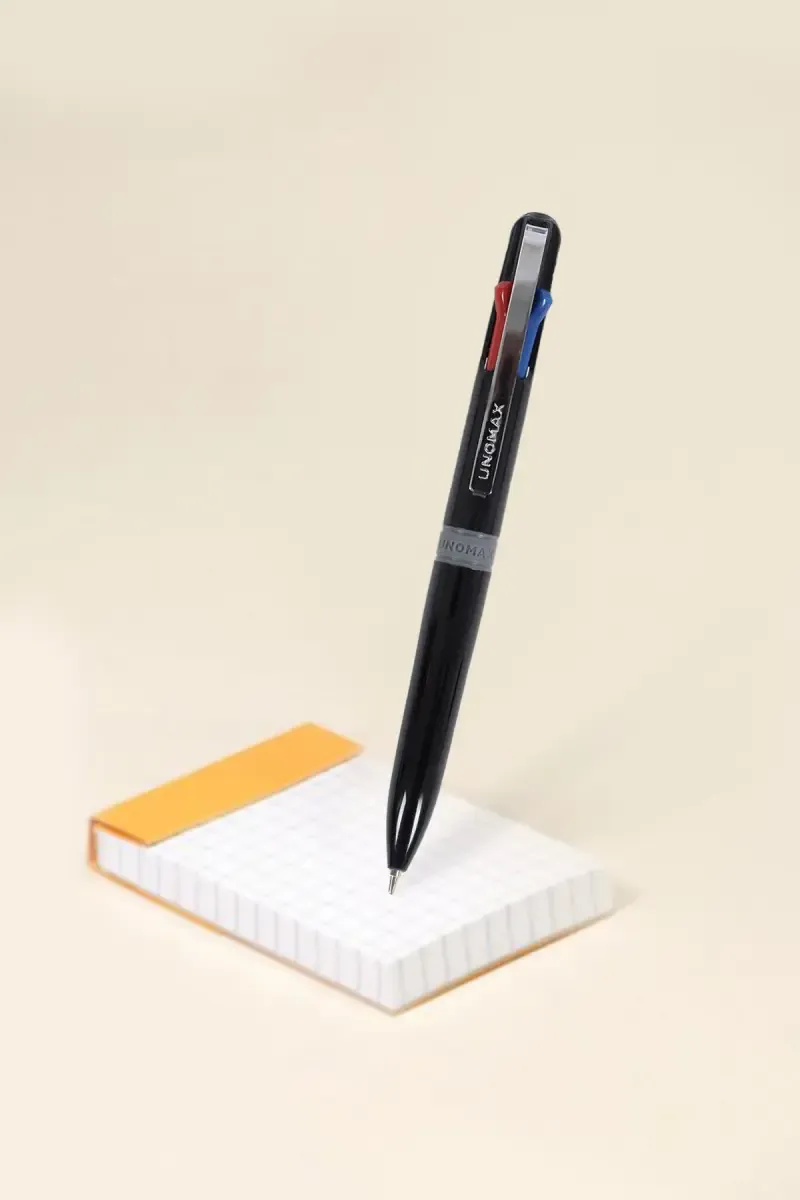 Unomax Glide Tron 4-in-1 Ball Pen Blue (Pack of 1)