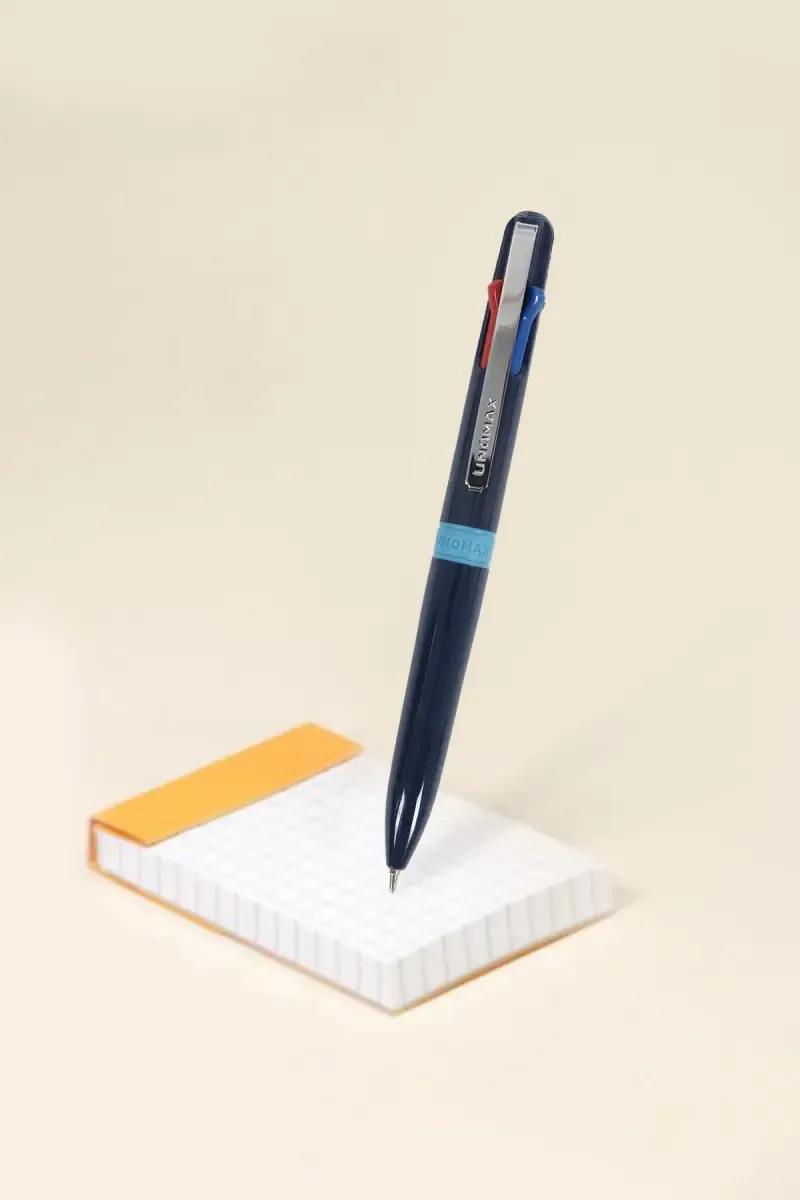 Unomax Glide Tron 4-in-1 Ball Pen Blue (Pack of 1)