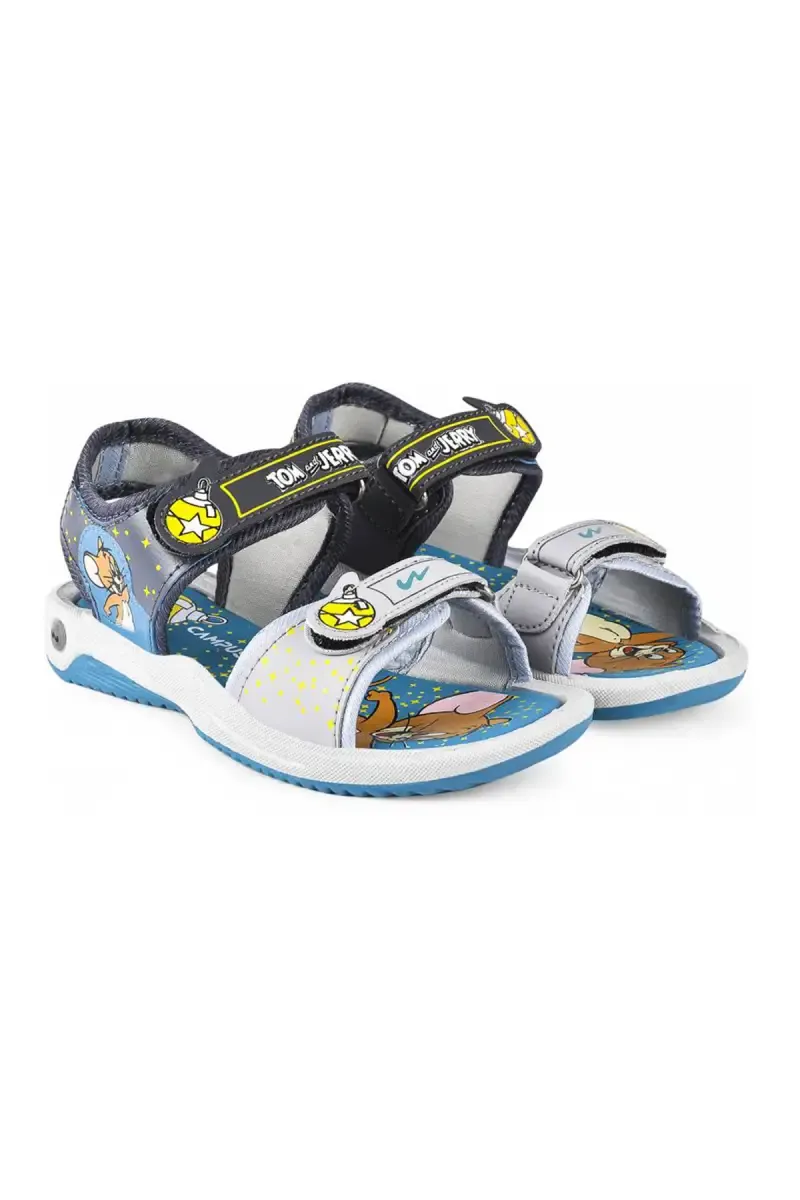Tom & Jerry Printed Velcro Sandals for Kids