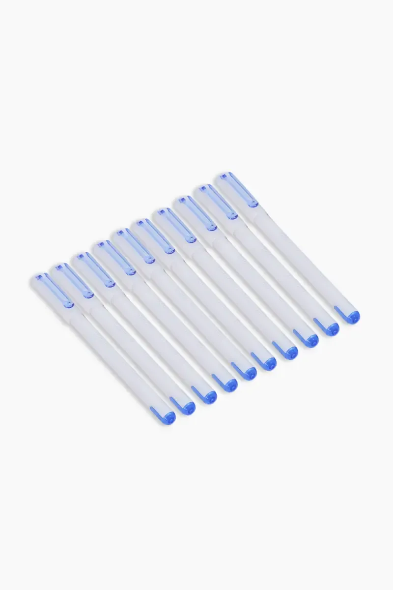 Unomax Ultron Pearl 2X Ball Pen (White) - Pack of 10