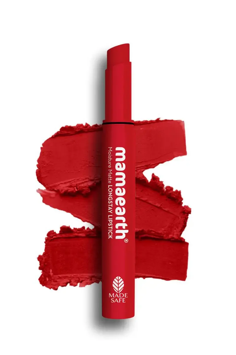 Mamaearth Moisture Matte Long Stay Lipstick - 2g (15 Grapefruit Pink)