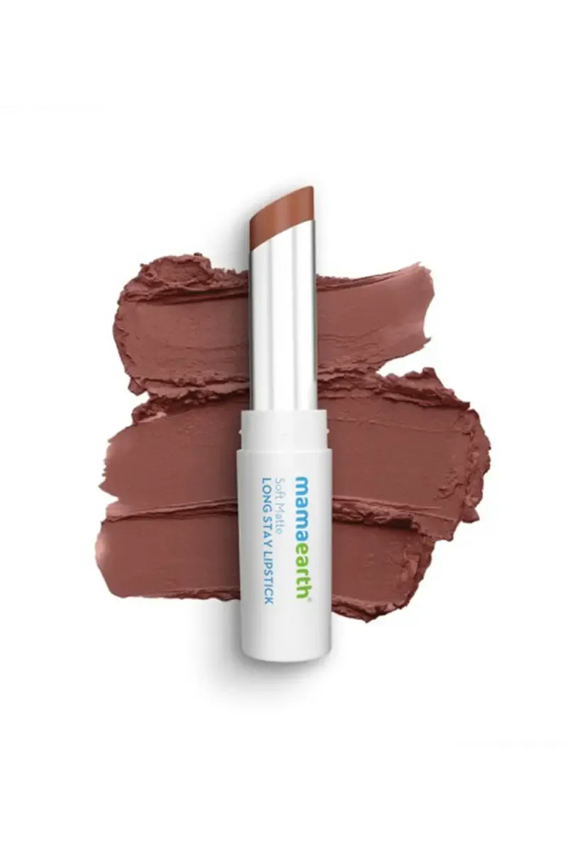 Mamaearth Soft Matte Long Stay Lipstick - 3.5g (01 Mocha Brown) 02894801MOCBRO3.5