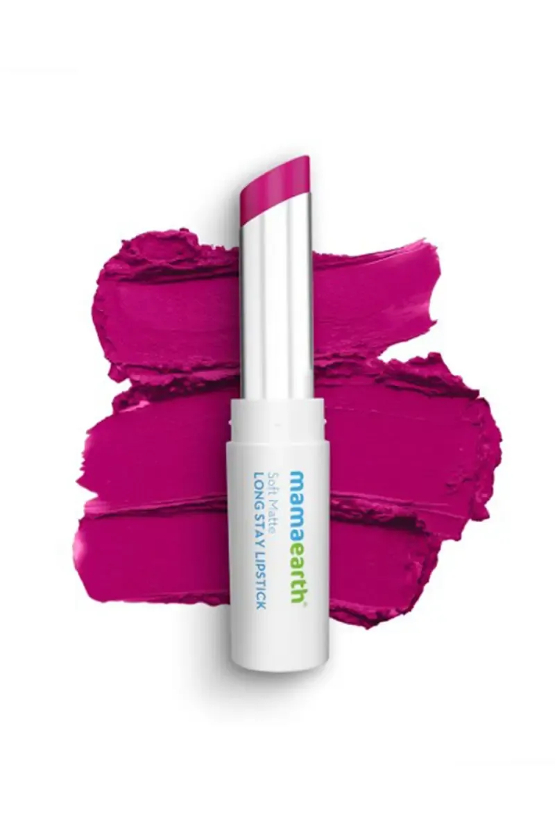 Mamaearth Soft Matte Long Stay Lipstick - 3.5g (02 Mulbery Pink)
