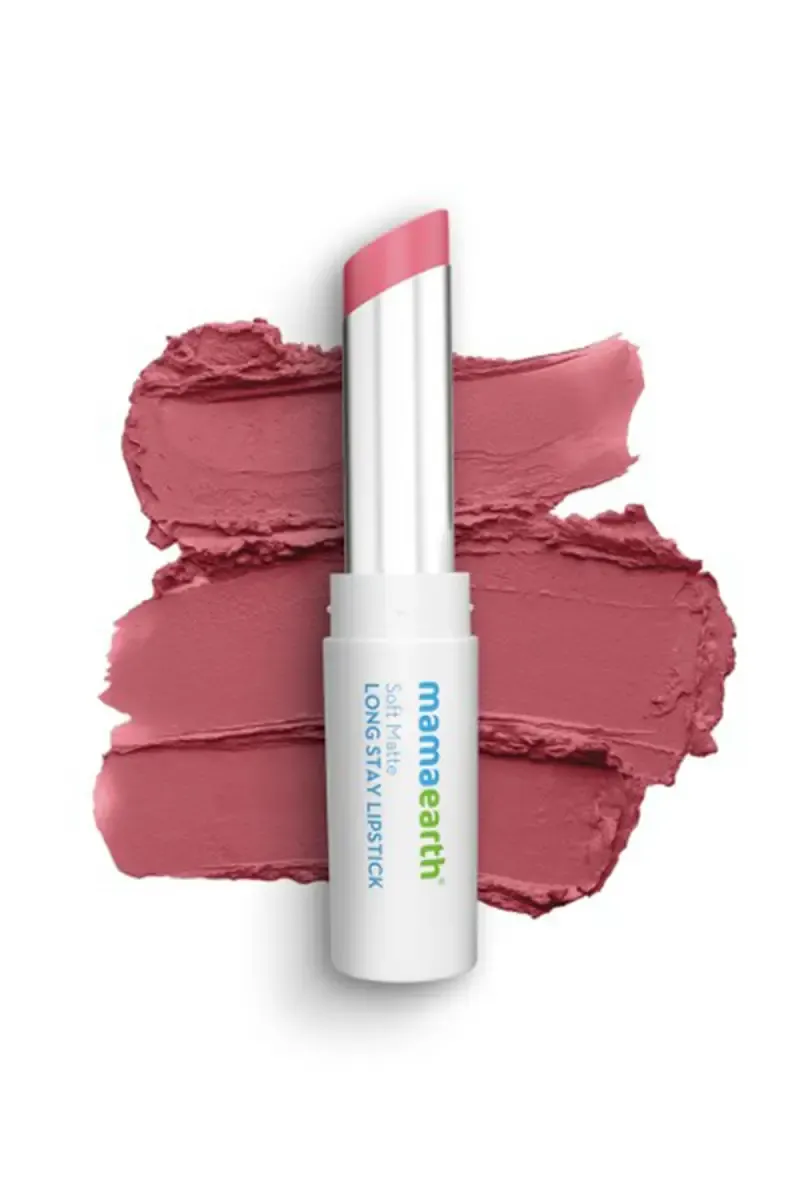 Mamaearth Soft Matte Long Stay Lipstick - 3.5g (04 Berry Nude) 02894804BERNUD3.5