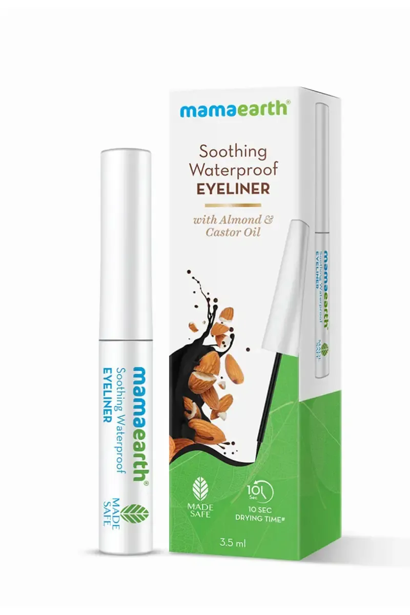 Mamaearth Soothing Waterproof Eyeliner- 3.5ml (Matte Black)