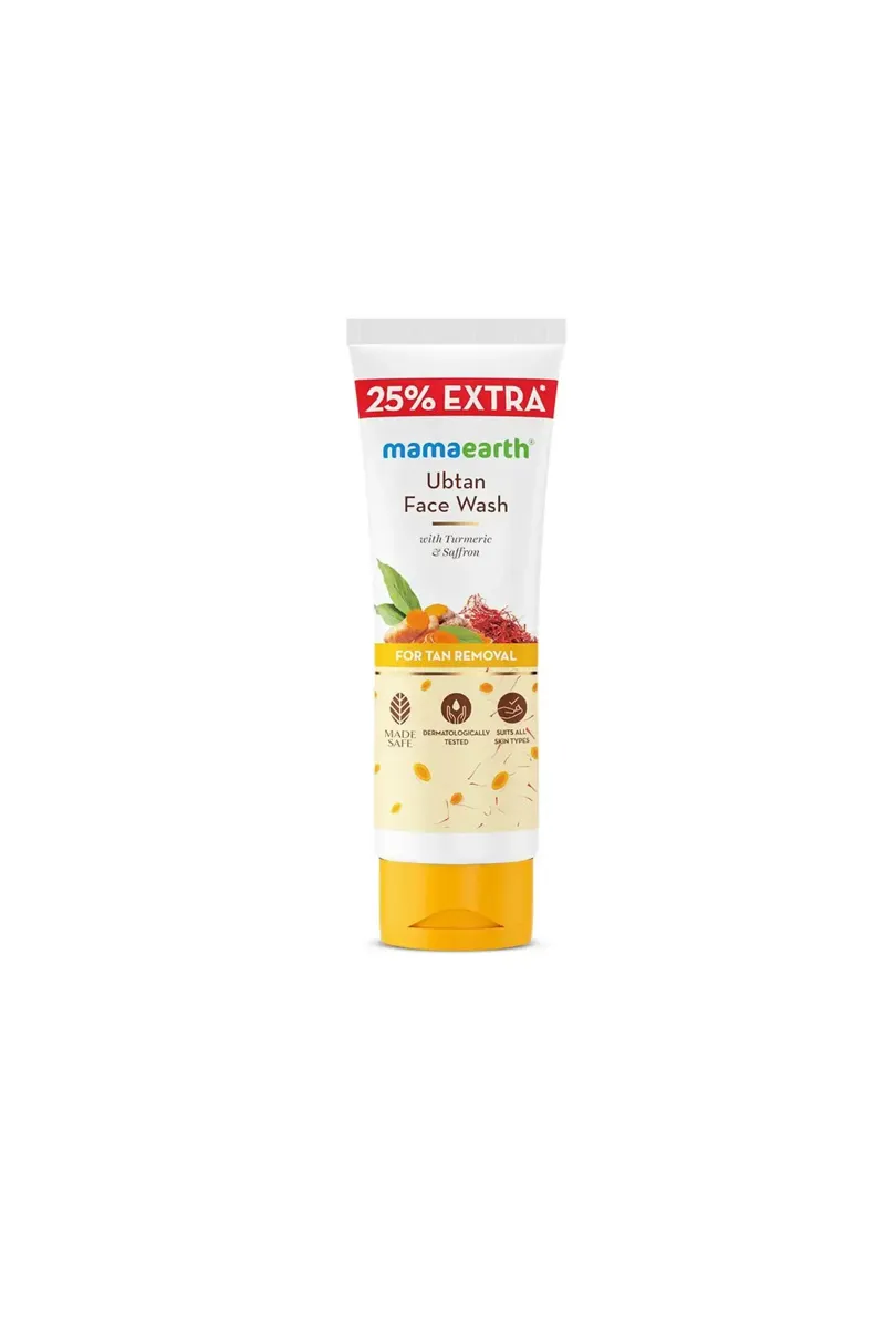 Mamaearth Ubtan Face Wash - 100ml + 25ml Extra