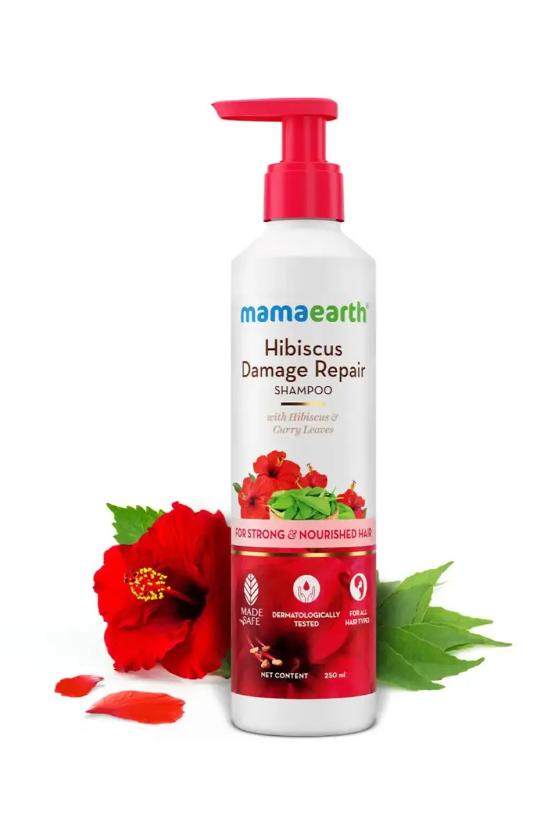 Mamaearth Hibiscus Damage Repair Shampoo- 250 ml