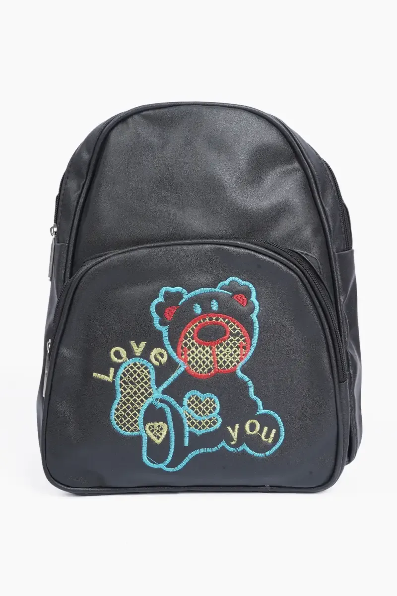 Premium Teddy Design Backpack for Kids 028996BLA