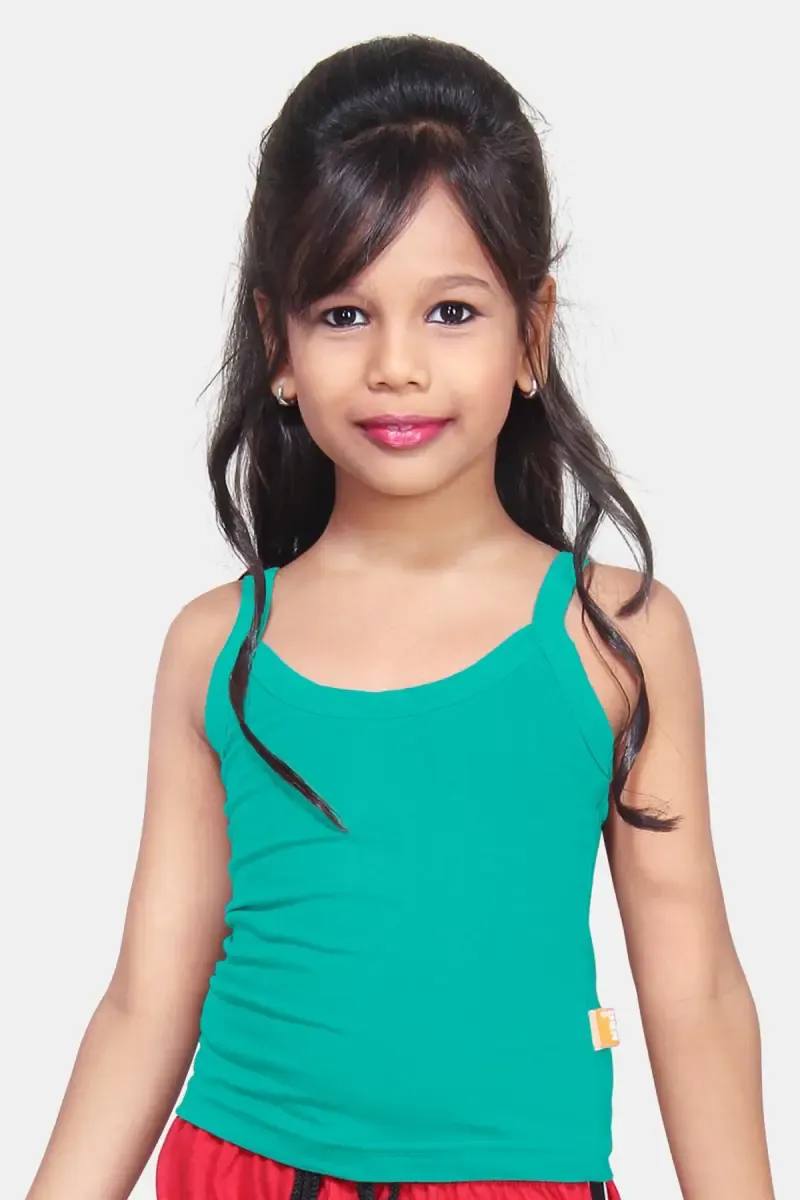 Cotton Solid Camisole for Girl 029024GRE34YEA