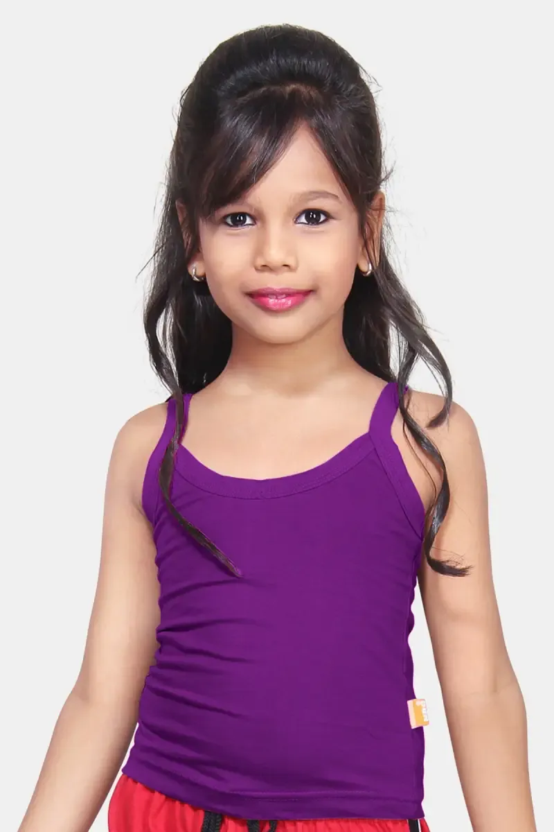 Cotton Solid Camisole for Girl