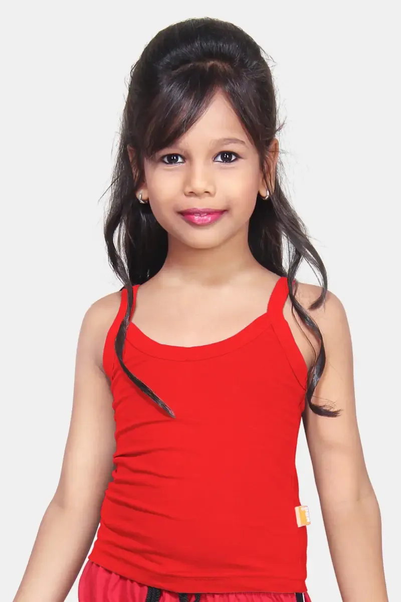 Cotton Solid Camisole for Girl