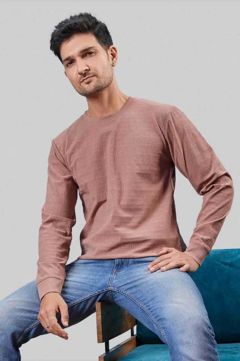 Men's Cotton Blend Full Hand T-shirt