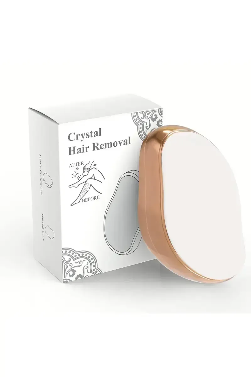 Crystal Hair Remover for Painless Hair Removal (Rose Gold) - Pack of 1