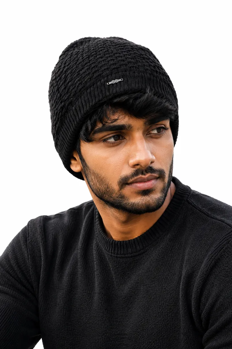 Wool Beanie Cap for Women and Men