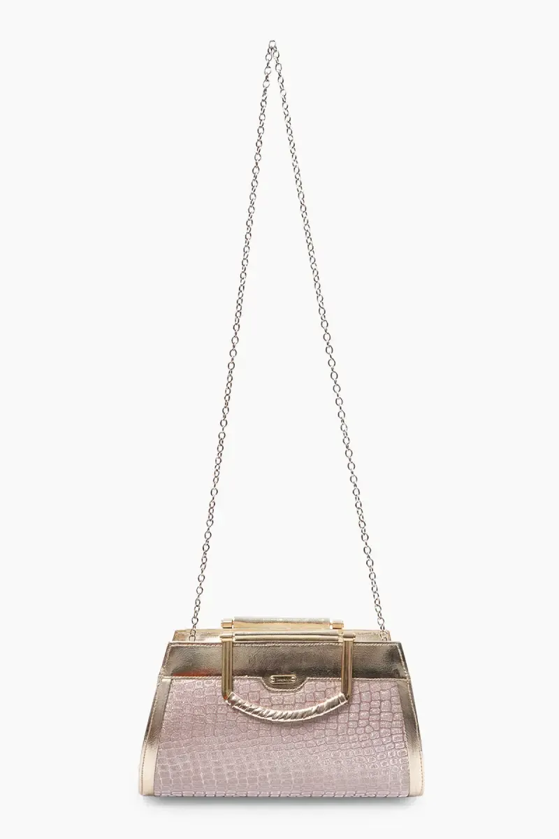 Premium Party Wear Handheld Bag with Detachable Strap