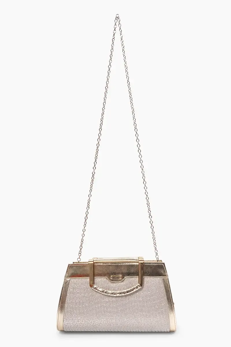 Premium Party Wear Handheld Bag with Detachable Strap