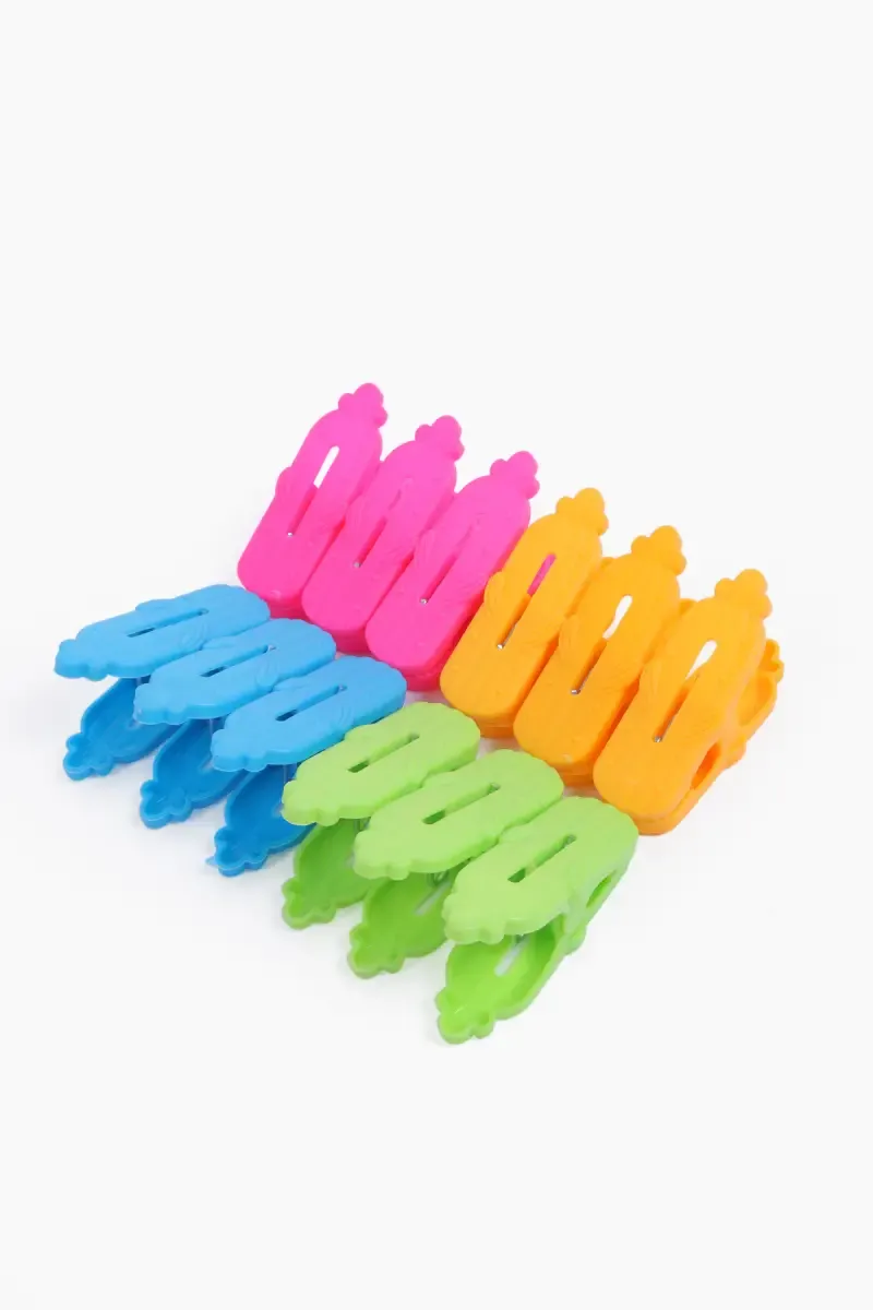 Plastic Cloth Clip - 12 pcs