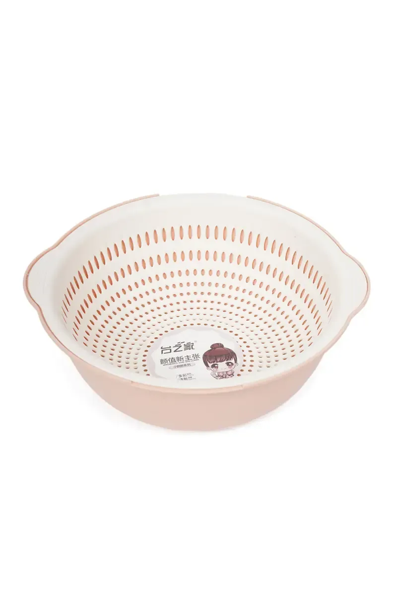 Plastic Colander with Bowl - 25cm