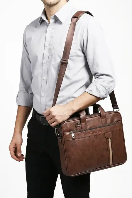 Elite Leatherette Laptop Bag for Men