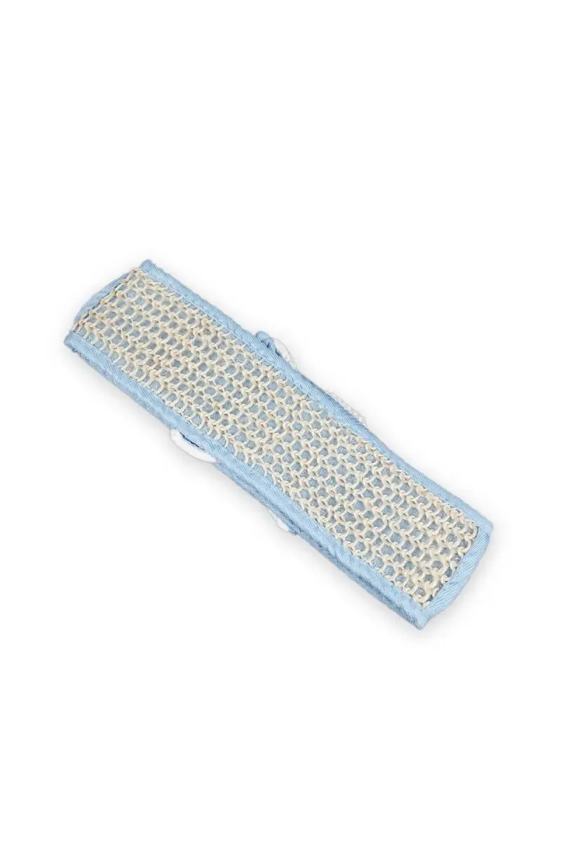 Cotton Bath Scrubber - 68 x 8 cm 029237SKYBLUCOT
