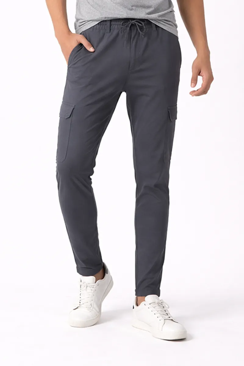 Men's Cotton Mid Rise Track Pants