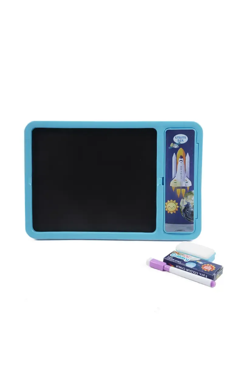 Ratna's Utility Slate Zoo Galaxy Learning Kit - (Blue) 029274BLU