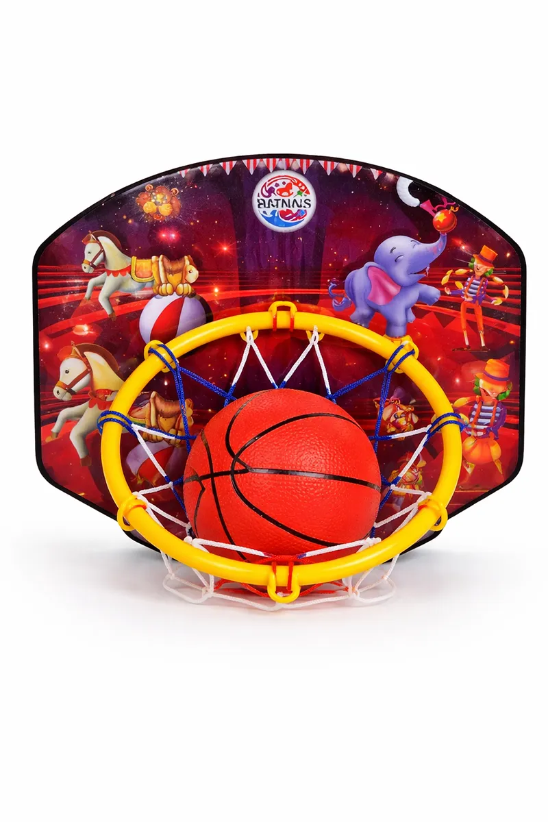 Ratna's Cartoon Basket Ball Set (Circus ) - Pack of 1 029277CIRMUL