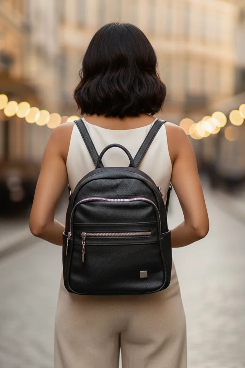 Premium Backpack with Adjustable Shoulder Straps for Girls 029340BLA