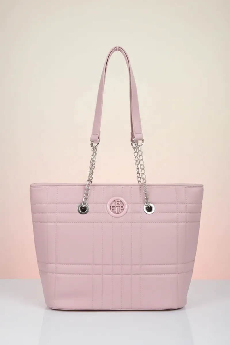 Women’s Officewear Solid Shoulder Hand Bag 029349PIN