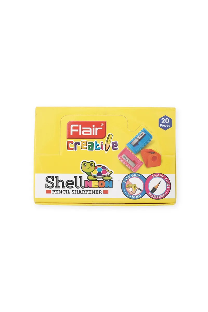 Flair Creative Shellneon Sharpeners - Pack of 20