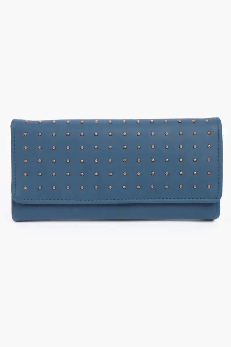 Women's Embellished Envelope Wallet Purse 029378TEA