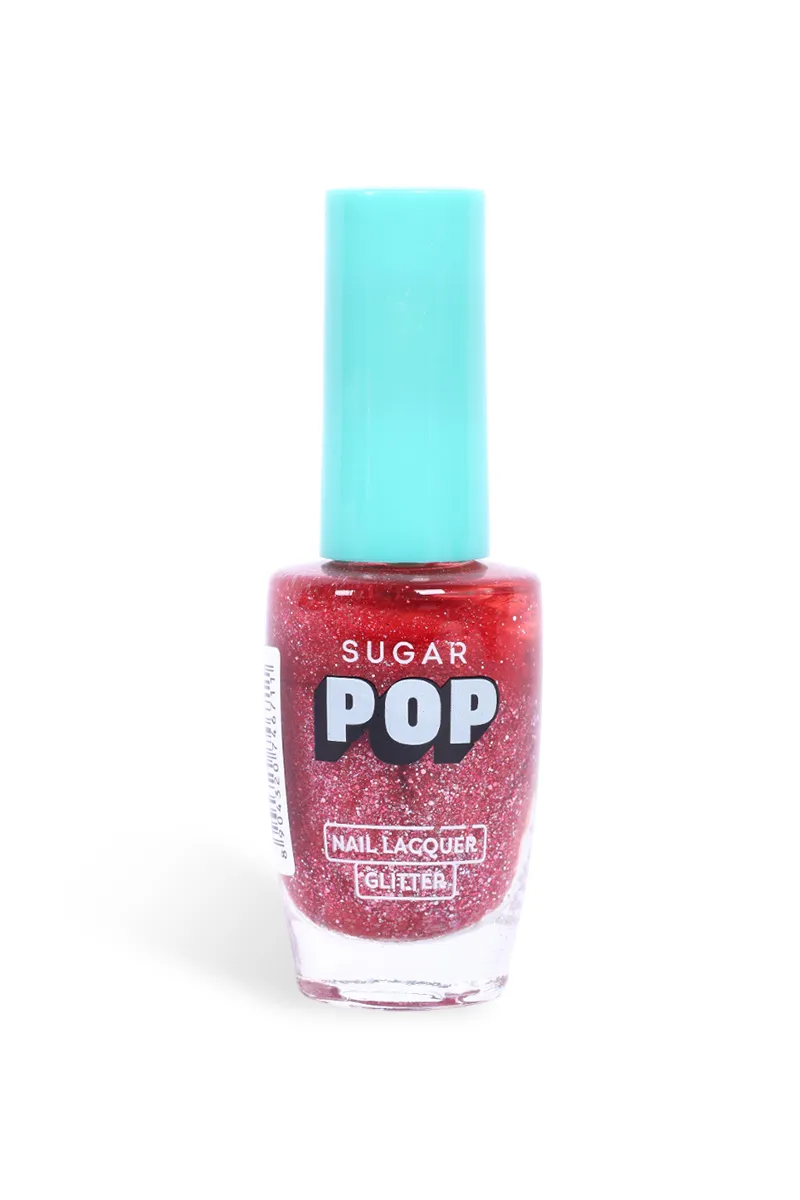 SUGAR POP Nail Lacquer Glitter - Cherry Blossom