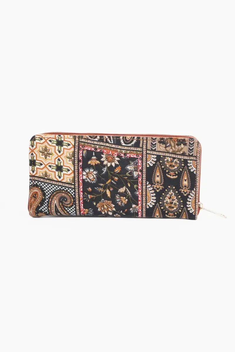 Paisley Print Purse for Women 029417BLA