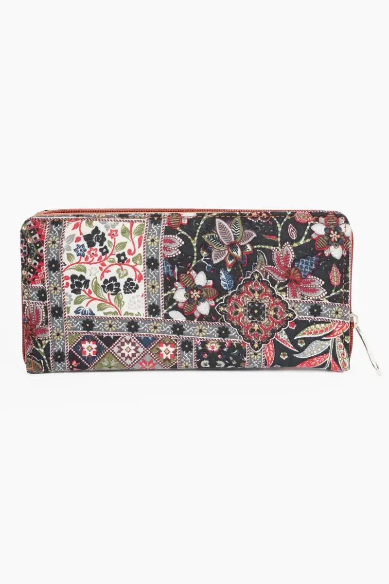 Paisley Print Purse for Women 029417MUL