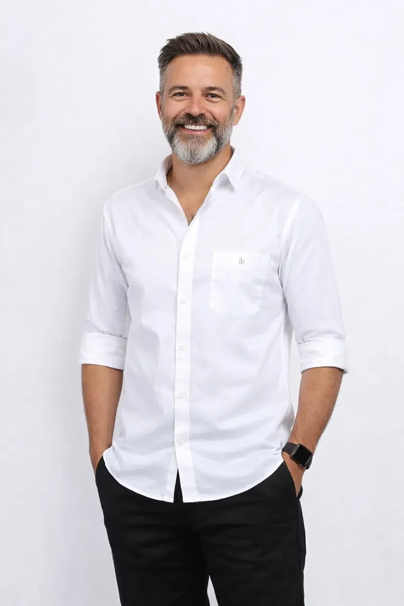 Linen Solid Casual Shirt for Men