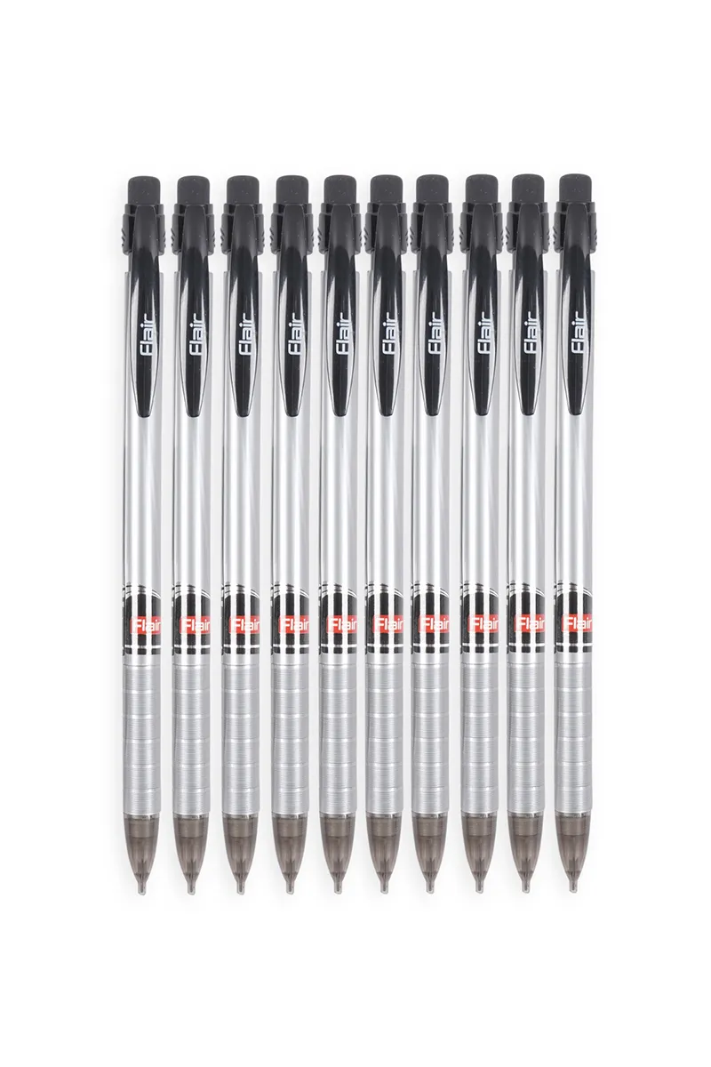 Flair Strike Mechanical Pencil 0.7mm (Grey) - Pack of 10