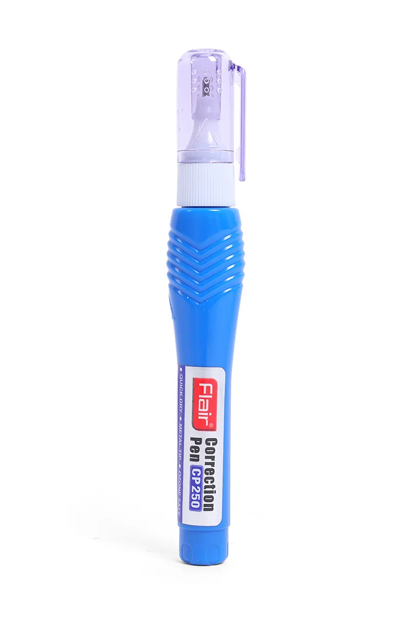 Flair CP250 Correction Pen (Blue & White) - Pack of 1 