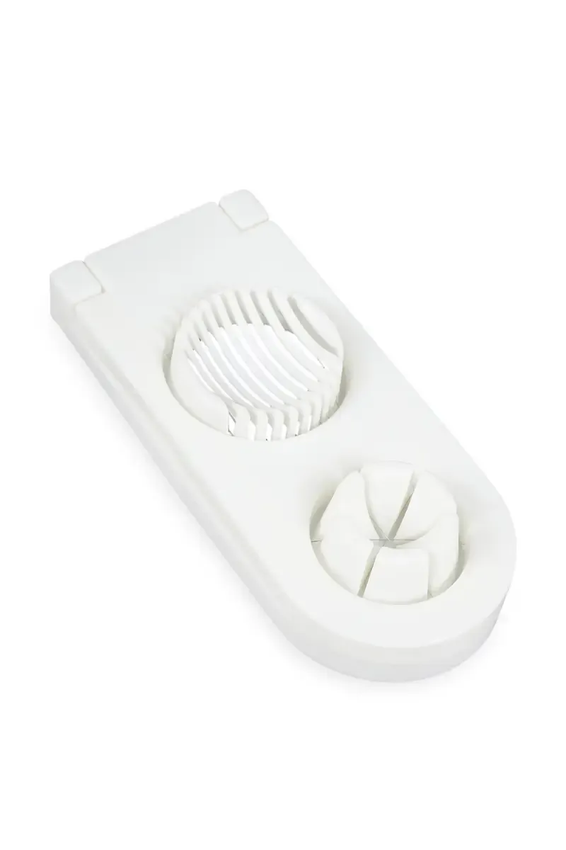 Plastic & Stainless Steel Egg Slicer - 21 Cm 029467WHI1