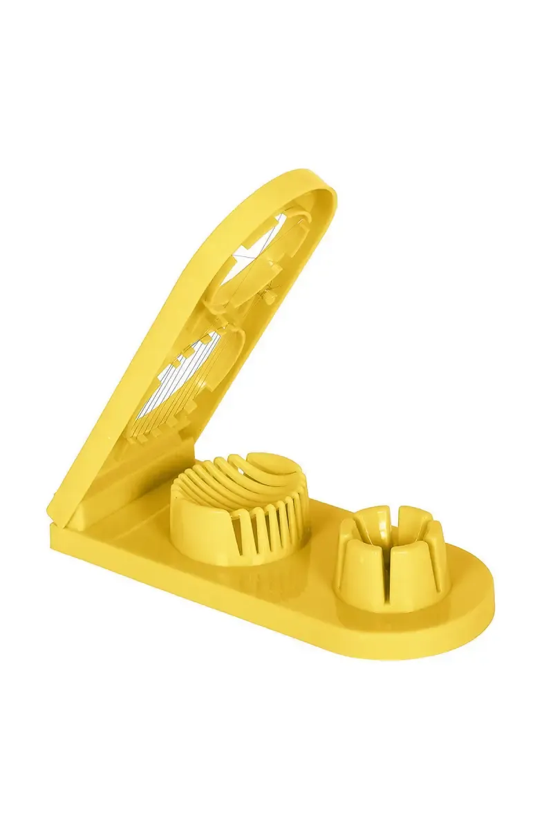 Plastic & Stainless Steel Egg Slicer - 21 Cm 029467YEL1