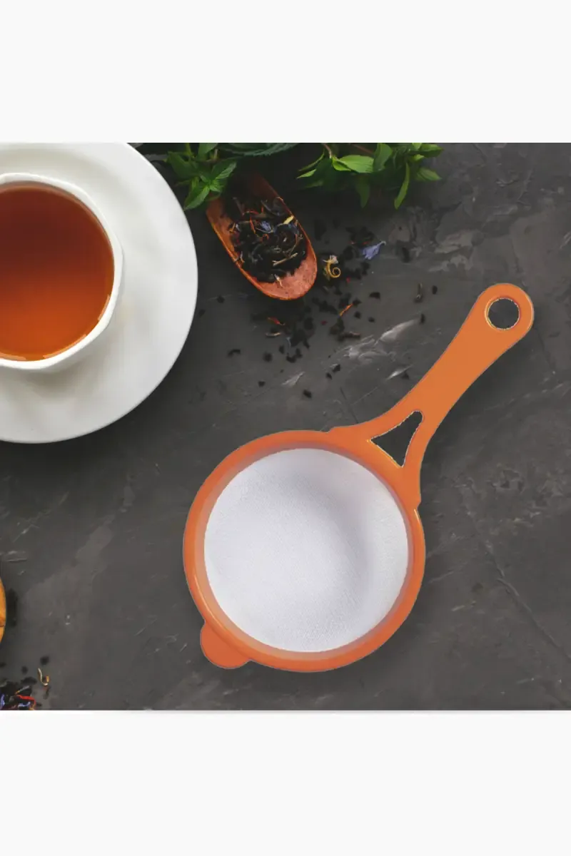 Cell Tone Plastic Double Mesh Strainer - 15 CM 029512ORA1