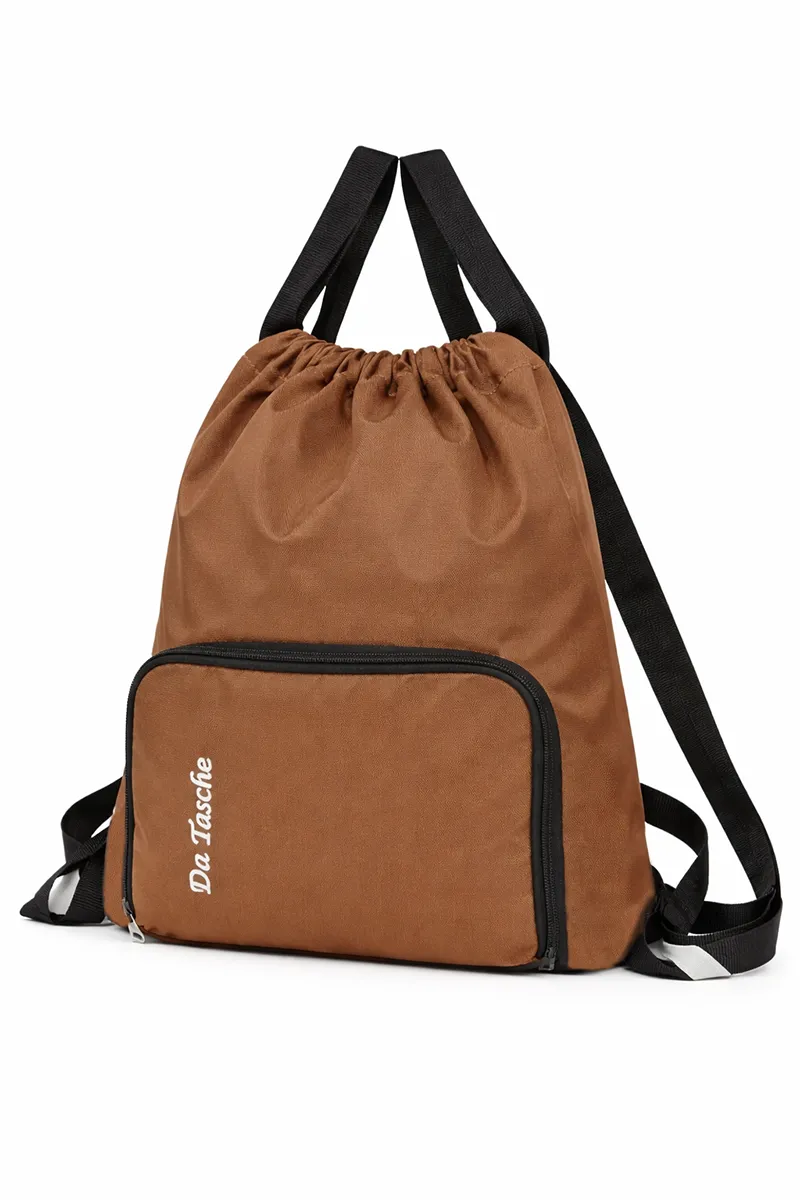 Double Shoulder Travel Drawstring Backpack for Unisex