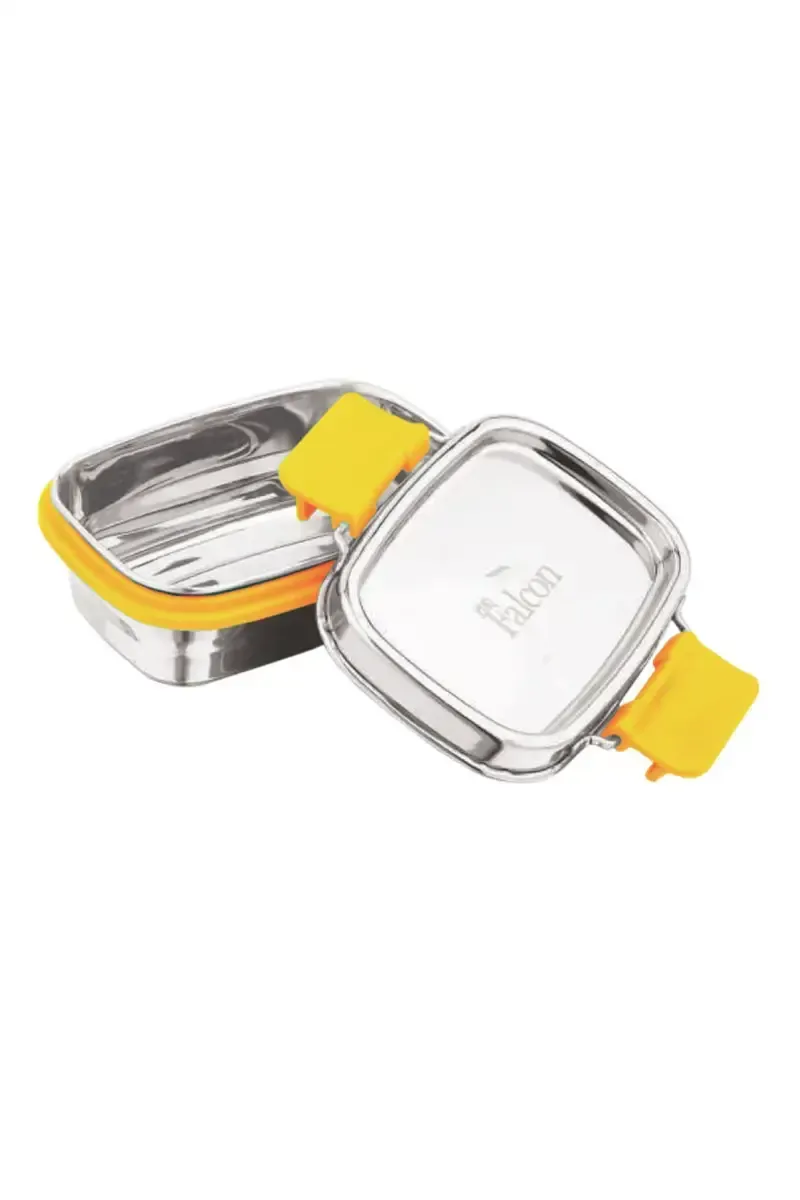 PddFalcon Stainless Steel Recta Joy Mini Container - 180ml