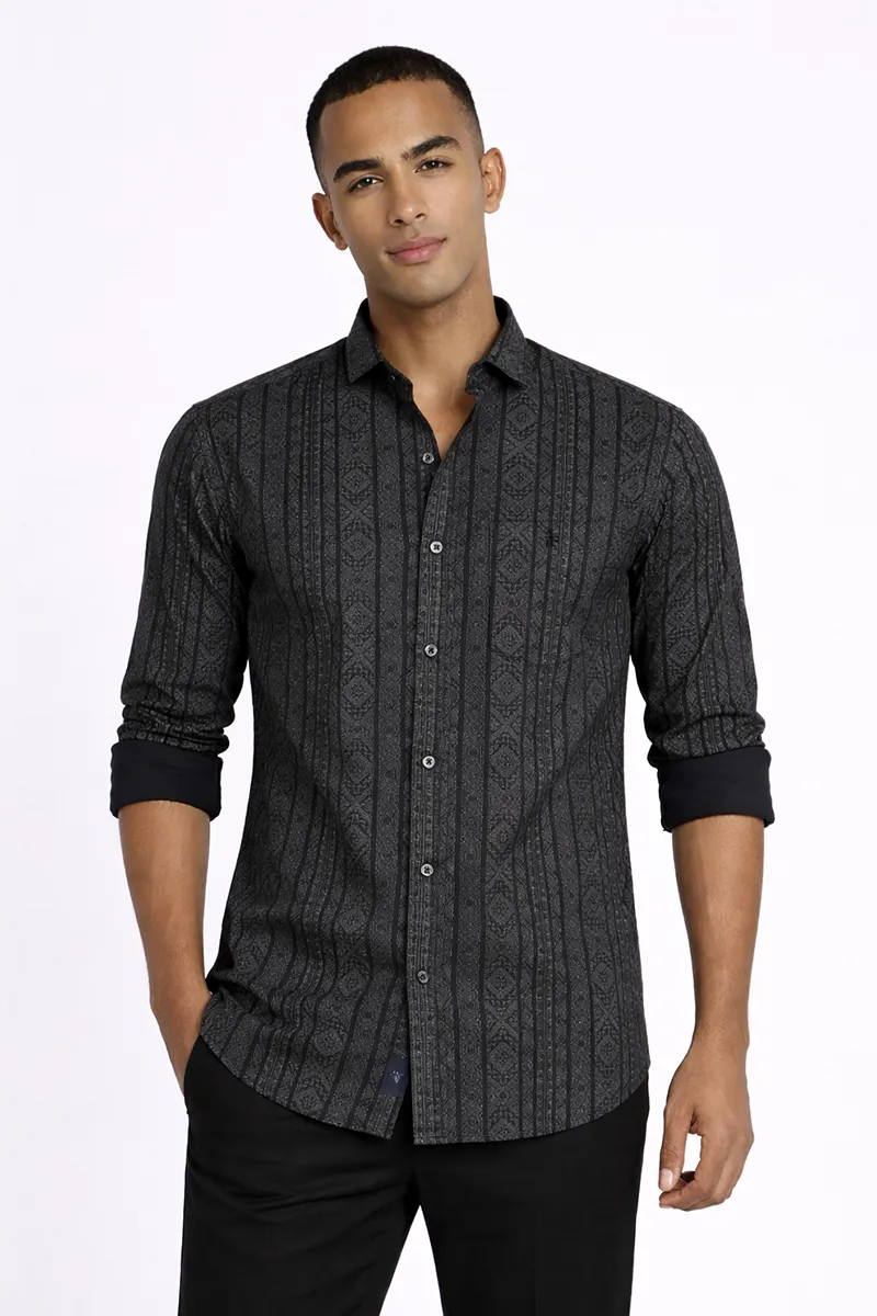 Cotton Printed Casual Shirt for Men