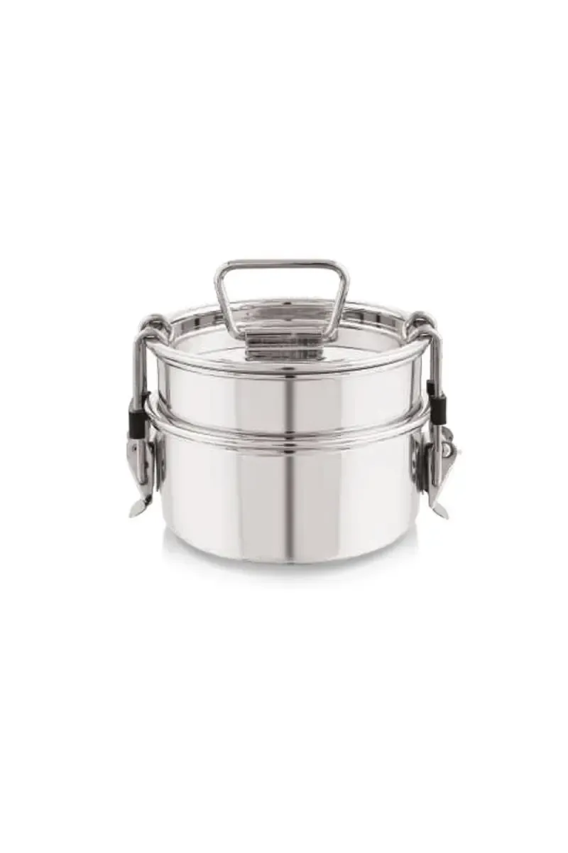 PddFalcon Stainless Steel Royal Lily Lunch Box Set - 700ml