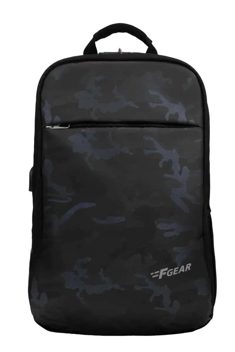 Harvey 25L Camo Laptop Backpack for Unisex 029575NAVBLU