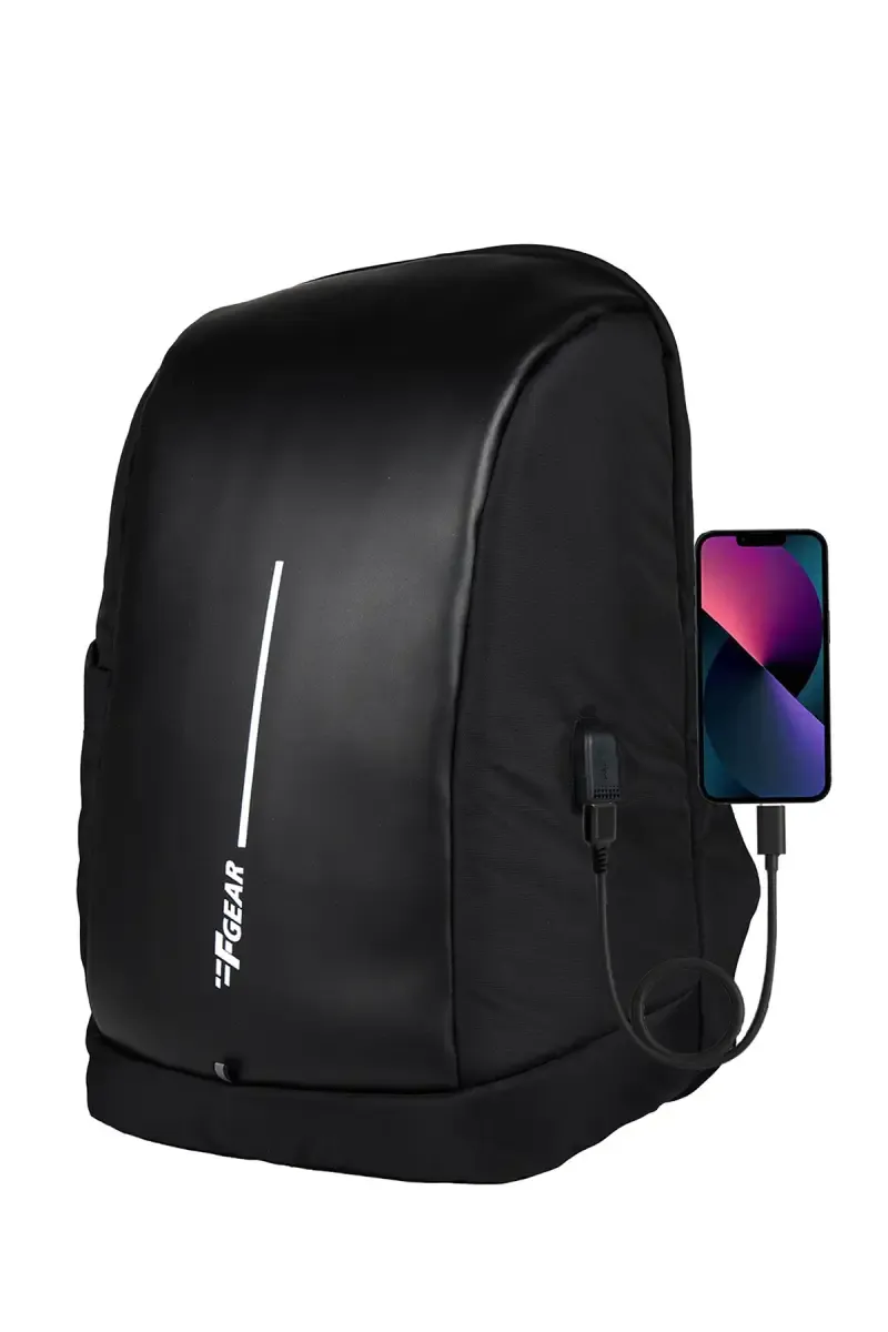 Siroco 23L Black Anti theft Laptop Backpack