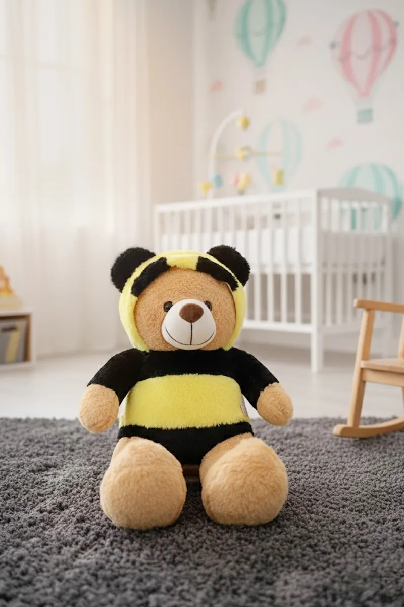 Cute Teddy Bear Plush Soft Toy for Kids - (Multicolor)