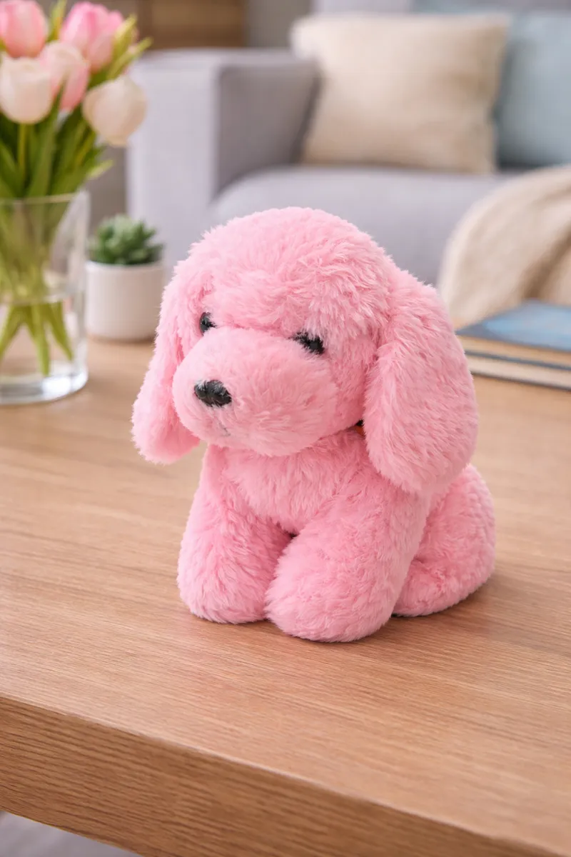 Puppy Dog Soft Toy (Pink)